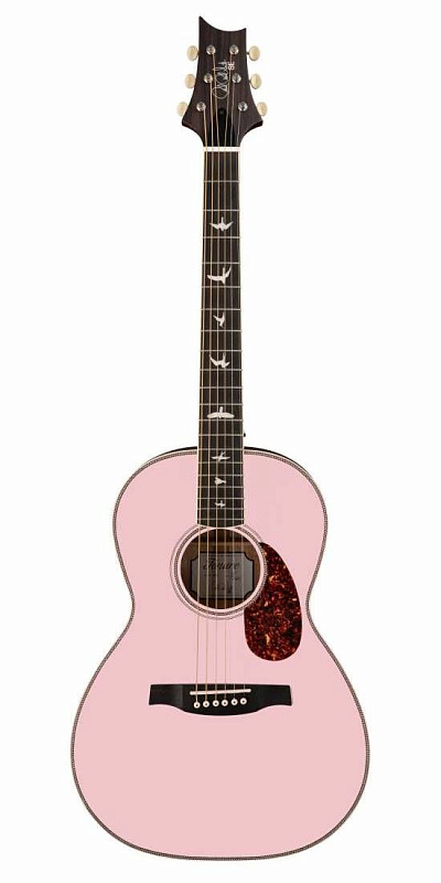 Фото Акустическая гитара PRS SE P20E PARLOR W/PIEZO SATIN PINK LOTUS, с чехлом