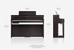 Цифровое пианино ROLAND HP704 CH SET