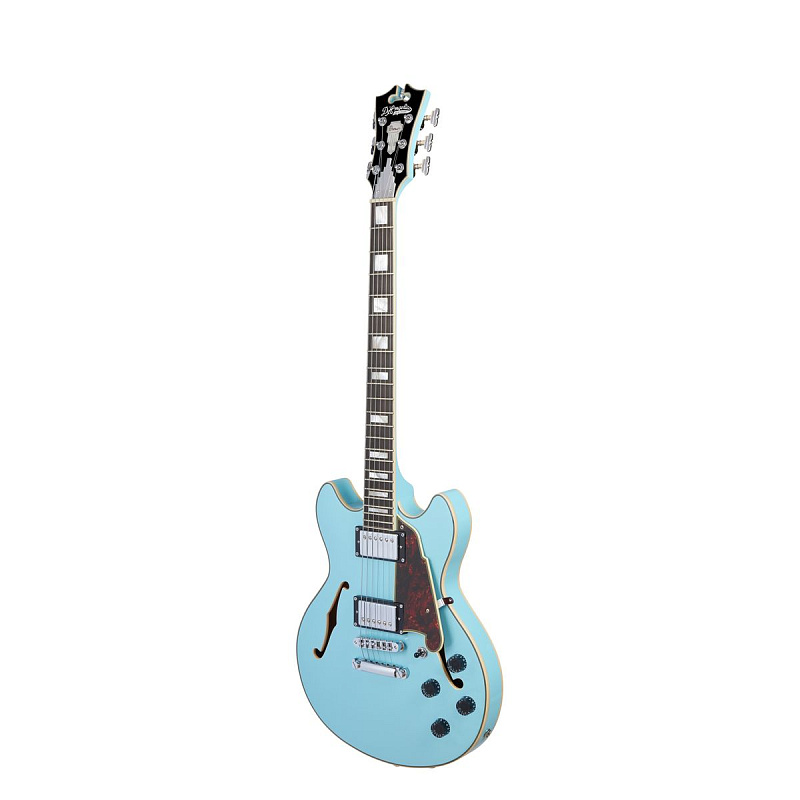 Фото Полуакустическая электрогитара D'Angelico Premier Mini DC SB