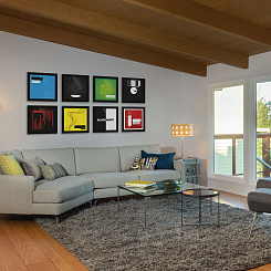 Набор рамок для обложек винила Glorious Vinyl Frame Set Black