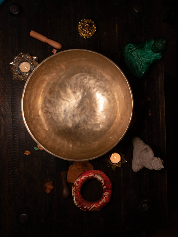 Фото Поющая чаша кованая Plain - SBBT Светлая 34