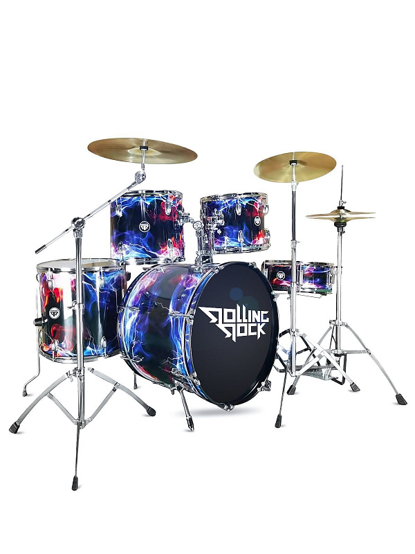 Фото Ударная установка Rolling Rock JR-2232C Fire Smoke