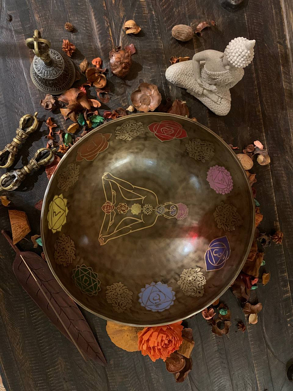 Фото Поющая чаша кованая Yogini SB-YOG 32 до диез