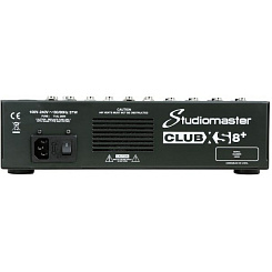 Аналоговый микшер STUDIOMASTER CLUB XS8+