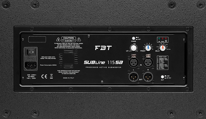 Фото FBT SUBLINE 115SA