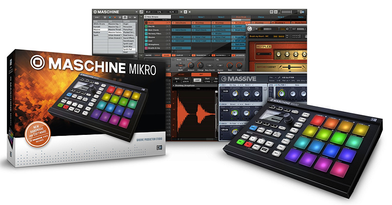Фото Native Instruments Maschine Mikro Mk2 Blk