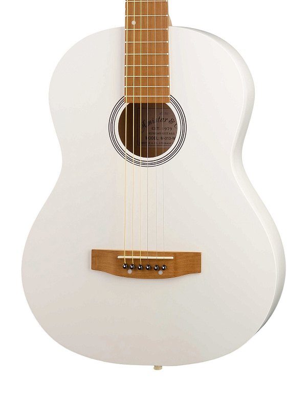 Фото M-313-WH Акустическая гитара, белая, Амистар