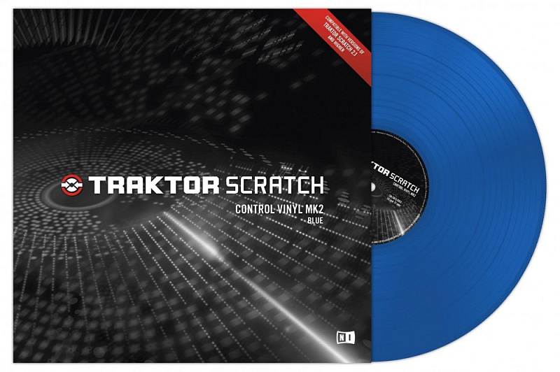 Фото Native Instruments Traktor Scratch Pro Control Vinyl Blue Mk2