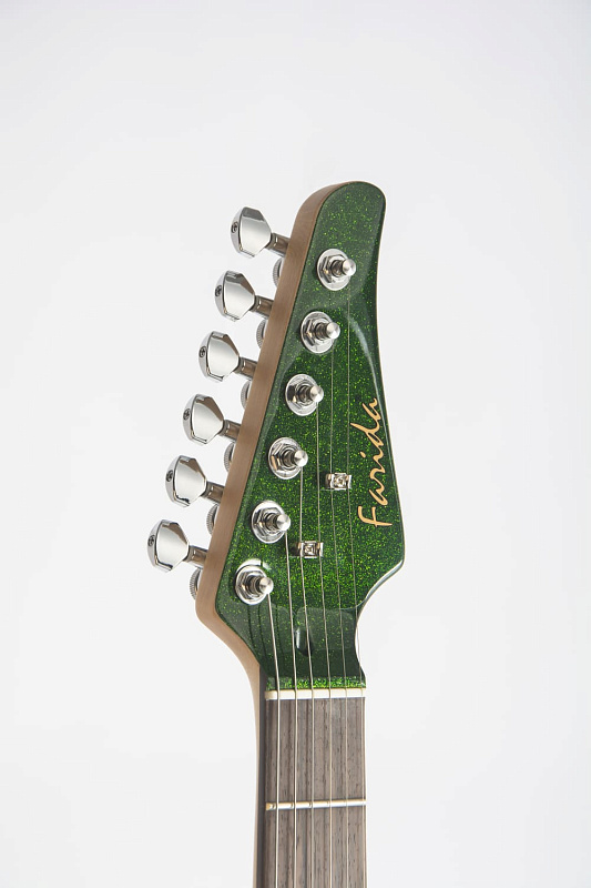 Фото Электрогитара FARIDA F-5052 Pigment Green Sparkling