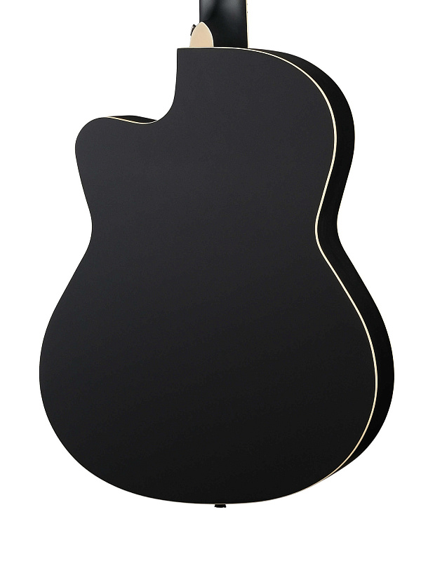 Фото HS-3911-BK Акустическая гитара, с вырезом, черная, Naranda