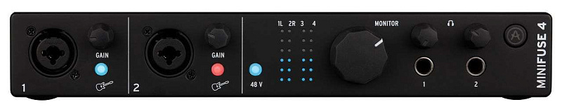 Фото Внешняя звуковая карта с USB Arturia MiniFuse 4 Black