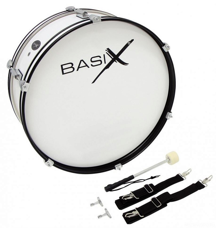 Фото Бас-барабан маршевый BASIX Junior Bass Drum 22х7