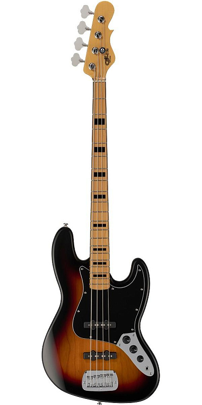 Фото Бас-гитара G&L Tribute JB 3-Tone Sunburst MP Ash/Poplar