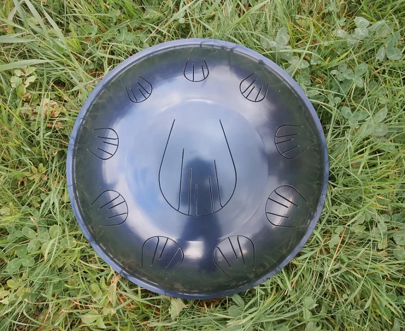 Фото Orion OrM10DSb Язычковый барабан, "Синий", 39см, D sabye, со звукоснимателем и чехлом