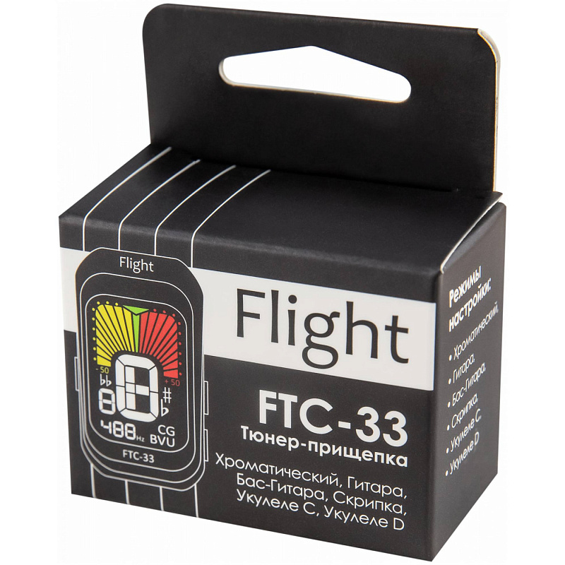 Фото Тюнер хроматический FLIGHT FTC 33