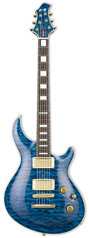 Фото Электрогитара ESP E-II MYSTQMNTMARBL