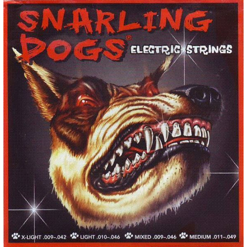 Фото Струны для электрогитары D'Andrea SDN-09MBEB Snarling Dogs 9-46