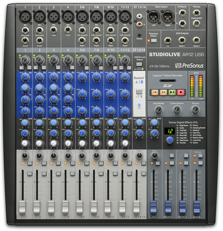 Фото PreSonus StudioLive AR12 USB