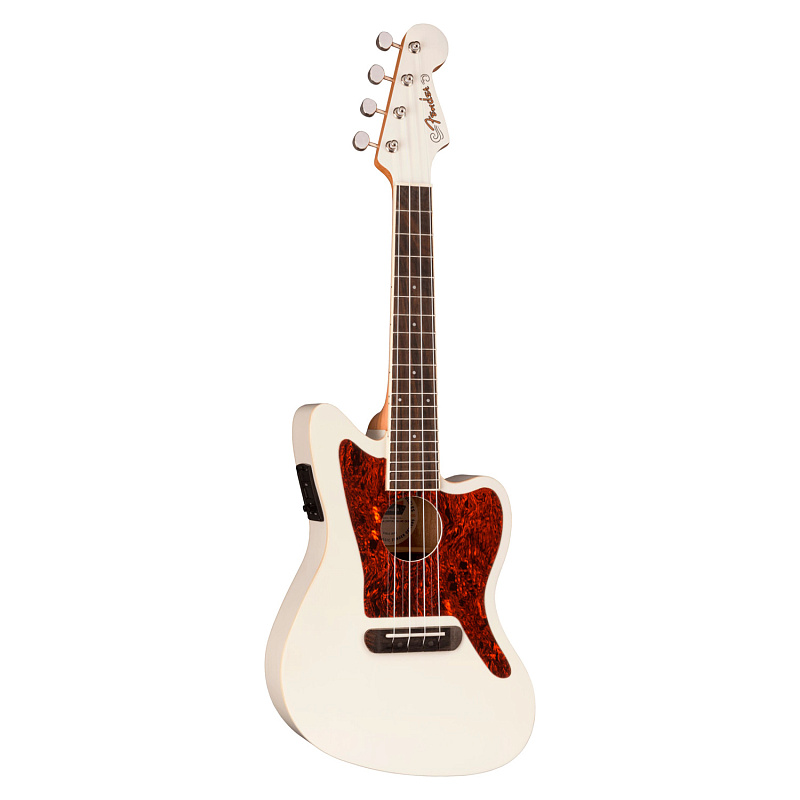 Фото Укулеле, FENDER Fullerton Jazzmaster Uke Olympic White