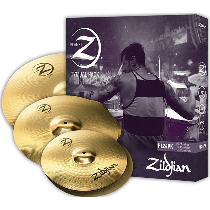 Фото ZILDJIAN ZP4PK PLANET Z 4 CYMBAL PACK (14/16/20)