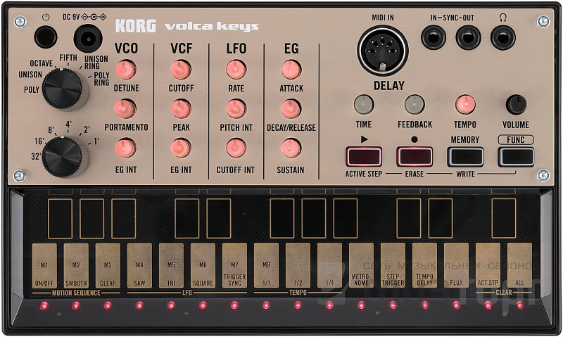 Фото KORG volca keys аналоговый грувбокс - синтезатор