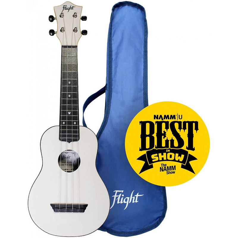 Фото Укулеле сопрано FLIGHT TUS-35 WH
