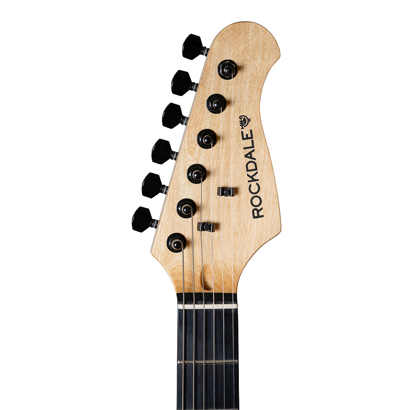 Фото Электрогитара ROCKDALE Stars Black Limited Edition HSS BK
