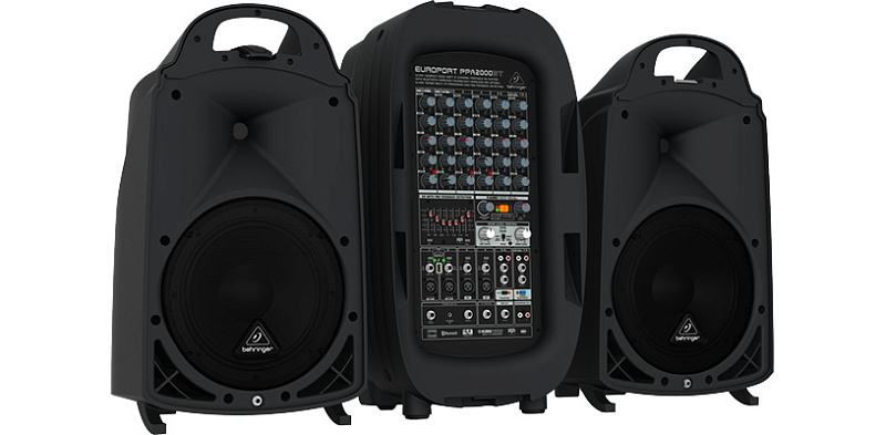 Фото Behringer PPA2000B 8-канальная портативная система звукоусиления.