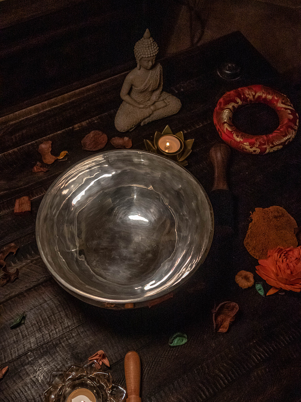 Фото Поющая чаша кованая  Sun/Moon SB-SUN 1,66