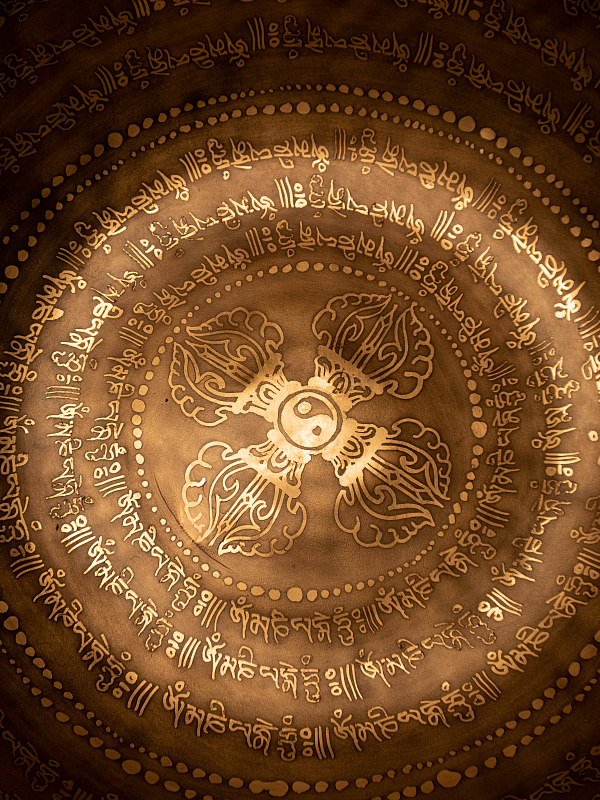 Фото Поющая чаша кованная Ething Carving - SBEC 35 